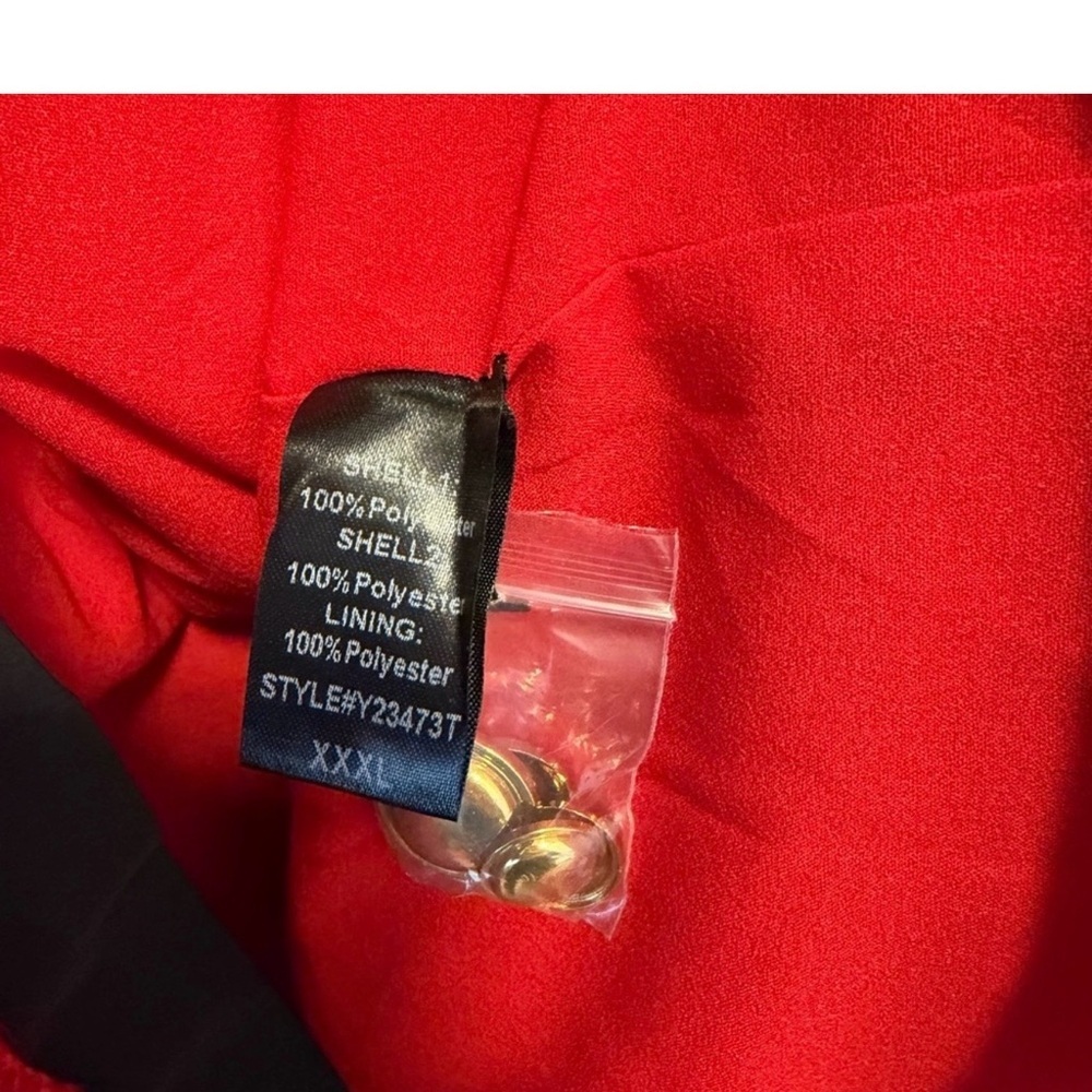 Pomander Place Red Tweed Bow Mini Dress 3X | NWT Contrast Trim - Picture 12 of 15